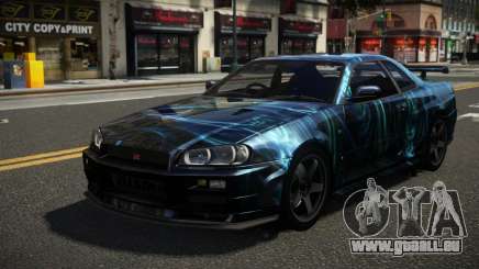 Nissan Skyline R34 ZL-R S12 pour GTA 4