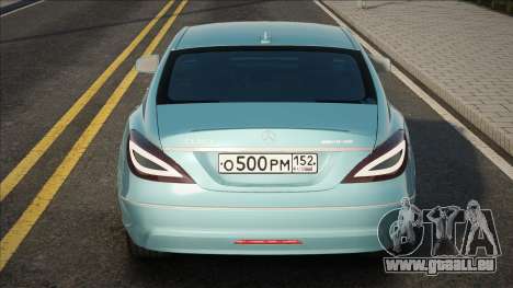 Mercedes-Benz CLS63 AMG Blue pour GTA San Andreas