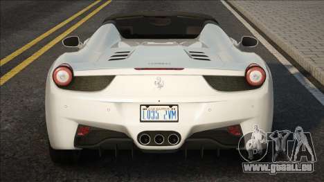 Ferrari 458 Spider V2 pour GTA San Andreas