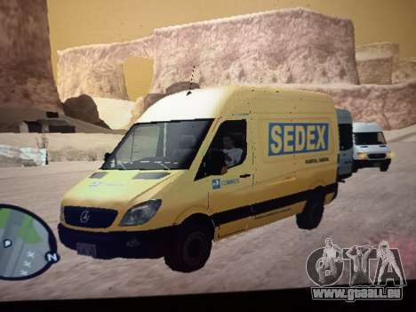 Mercedes Benz Sprinter lowpoly pour GTA San Andreas