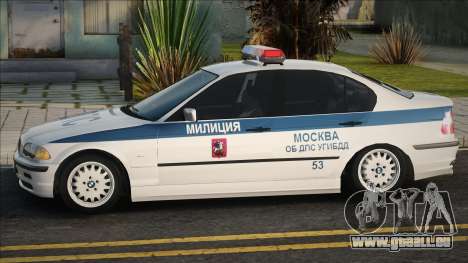 BMW 325I (E46) - Police à propos de la police de pour GTA San Andreas