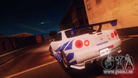 1999 Nissan Skyline GT-R R34 pour GTA San Andreas