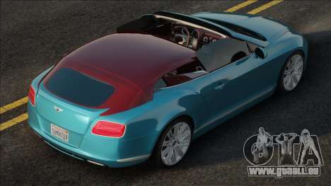 Bentley Continental GT 2014 Blue pour GTA San Andreas