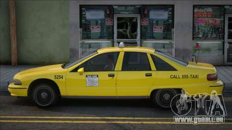 Chevrolet Caprice Classic Taxi 1991 für GTA San Andreas