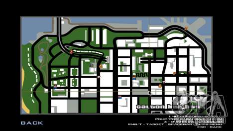 Icônes radar colorées pour GTA San Andreas