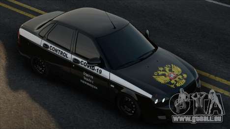 Lada Priora Covid-19 Control pour GTA San Andreas