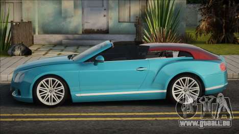 Bentley Continental GT 2014 Blue pour GTA San Andreas