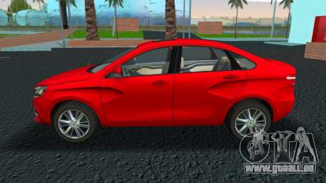 Lada Vesta Red pour GTA Vice City