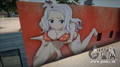 Mirajane Strauss Wall Graffiti für GTA San Andreas