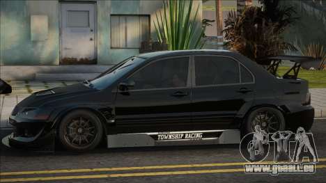 Mitsubishi Lancer Evo IX Blek für GTA San Andreas