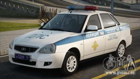 Lada Priora 2170 Polizei Verkehrspolizei 2013-20 für GTA San Andreas