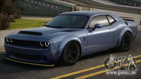 Dodge SRT Demon Bluee pour GTA San Andreas