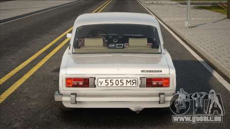 VAZ-2106 Blanc et crosse pour GTA San Andreas