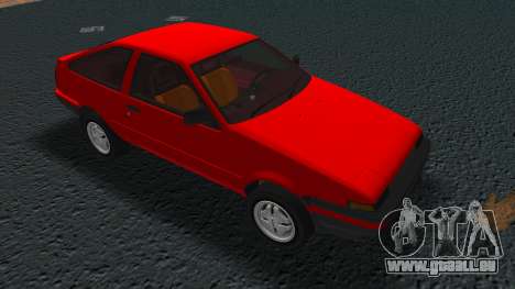 Toyota Sprinter Trueno AE86 85 pour GTA Vice City