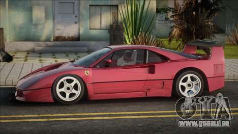 Ferrari F40 Redik pour GTA San Andreas