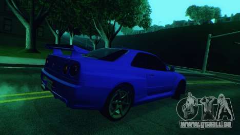 1999 Nissan Skyline GT-R R34 pour GTA San Andreas