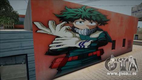 Mural Izuku Midoriya pour GTA San Andreas