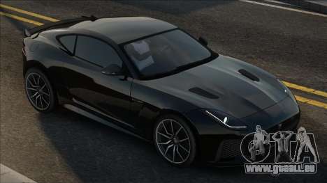 2016 Jaguar F-Type SVR Blek pour GTA San Andreas