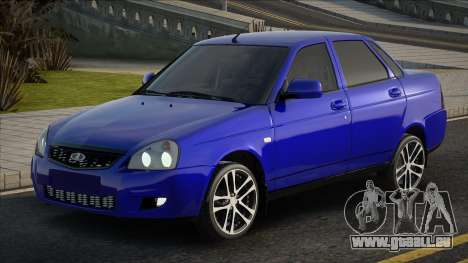 Blue Version Lada Priora pour GTA San Andreas