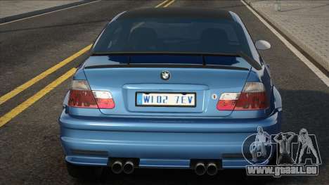 2001 BMW M3 GTR Street pour GTA San Andreas