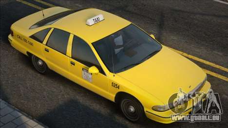 Chevrolet Caprice Classic Taxi 1991 pour GTA San Andreas