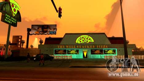 Nouvelle Pizzeria LS IdelWood pour GTA San Andreas