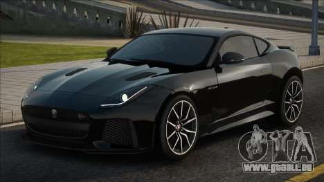 2016 Jaguar F-Type SVR Blek pour GTA San Andreas