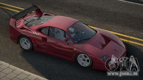 Ferrari F40 Redik für GTA San Andreas