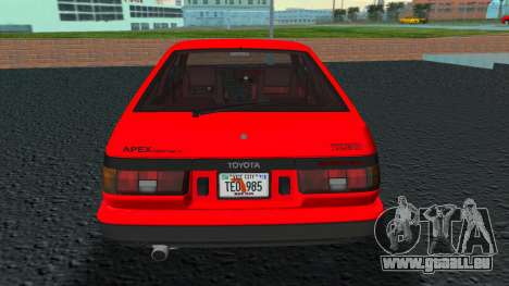 Toyota Sprinter Trueno AE86 85 pour GTA Vice City