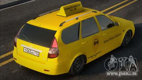 Lada Priora Taxi pour GTA San Andreas