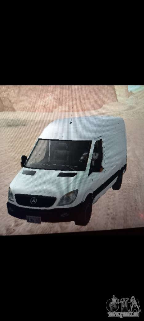 Mercedes Benz Sprinter lowpoly pour GTA San Andreas