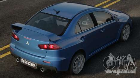 Mitsubishi Lancer Evolution Blue für GTA San Andreas