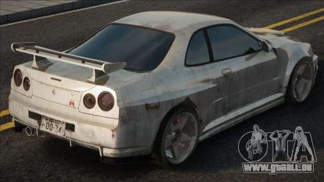 Nissan GT-R Nismo White für GTA San Andreas