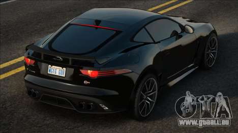 2016 Jaguar F-Type SVR Blek pour GTA San Andreas