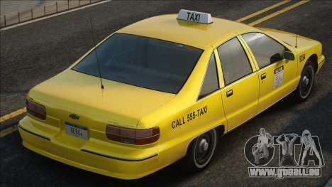 Chevrolet Caprice Classic Taxi 1991 pour GTA San Andreas