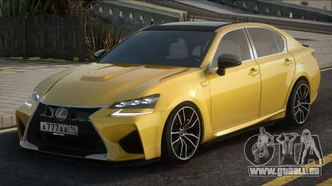 Lexus GS350 Yellow pour GTA San Andreas