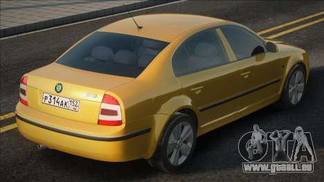 Skoda Superb Yellow für GTA San Andreas