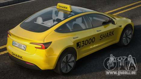 Tesla Model 3 Shark Taxi für GTA San Andreas