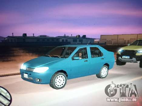 Fiat Siena Lowpoly pour GTA San Andreas