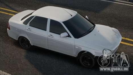 Lada Priora Broken White pour GTA San Andreas