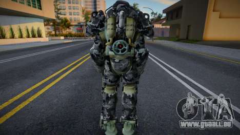 T-60 Power Armor - SAPD Urban Camo für GTA San Andreas