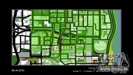 Icônes radar colorées pour GTA San Andreas