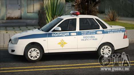 Lada Priora 2170 Polizei Verkehrspolizei 2013-20 für GTA San Andreas