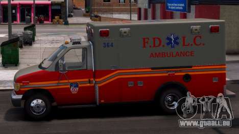 1998 Ford E-350 Ambulance pour GTA 4