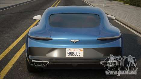 Bentley Batur Blue pour GTA San Andreas