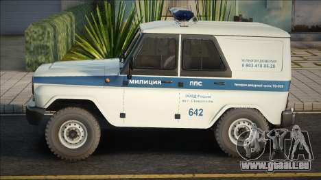 UAZ Hunter PPS Police pour GTA San Andreas