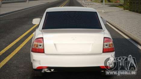 Lada Priora Broken White pour GTA San Andreas