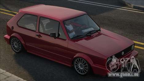 Volkswagen Golf Mk1 Tuned pour GTA San Andreas