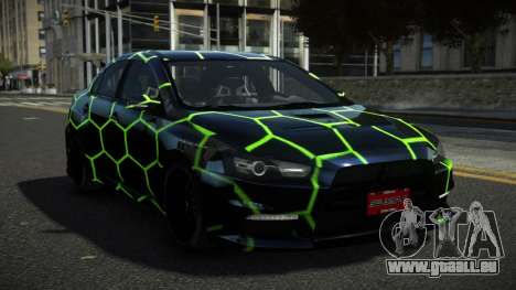 Mitsubishi Lancer Evo X YHG S2 pour GTA 4