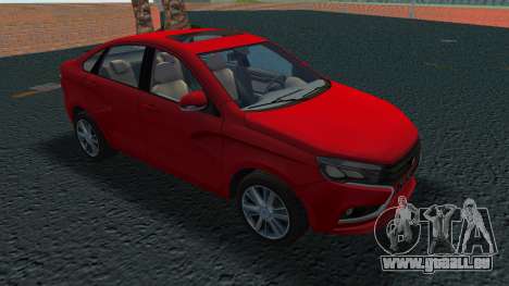 Lada Vesta Red pour GTA Vice City